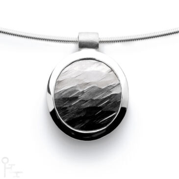 Collier Facette Tantal Collier, Haudarin®, Material: Tantal, Silber 925, Kollektion Facette