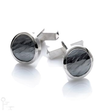 Manschettenknöpfe Facette Tantal Manschettenknöpfe, Material: Tantal, Silber 925. Hangearbeitet und Hochwertig