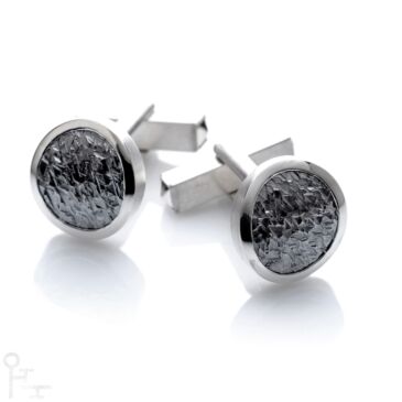 Manschettenknöpfe Kristallin Tantal Manschettenknöpfe, Material: Tantal, Silber 925. Hangearbeitet und edel.