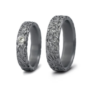 2130-10 | 2130-15 Tantal Ringe Haudarin® Material: Tantal, Platin, Diamant
