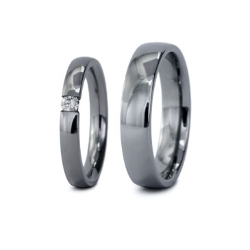 1145-10 | 1145-15 Tantal Ringe Haudarin® Material: Tantal und Diamanten