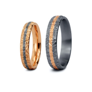 3140-10 | 3140-15 Tantal Ringe Haudarin® Material: Tantal, Gold